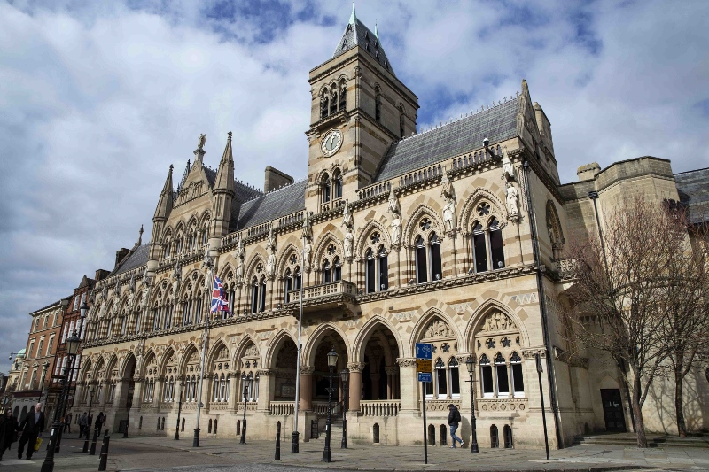 This is an image which is also a link to   Guildhall