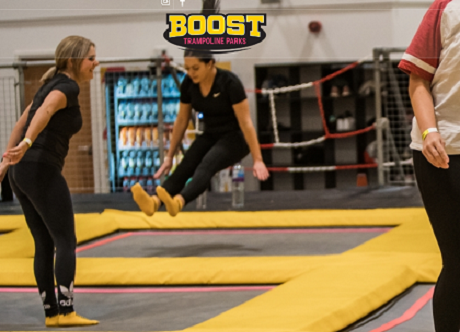 This is an image which is also a link to  Boost Trampoline Park