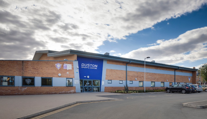 This is an image which is also a link to   Duston Sports Centre